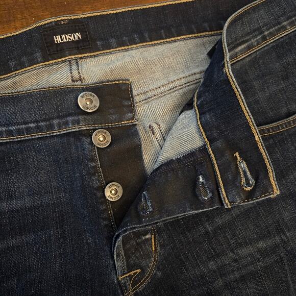 Hudson Men's Blake Slim Straight Jean Bend Size 42 - Picture 3 of 11
